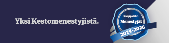 Kauppalehti Kestomenestyjät 2024–2026 -sertifikaatti